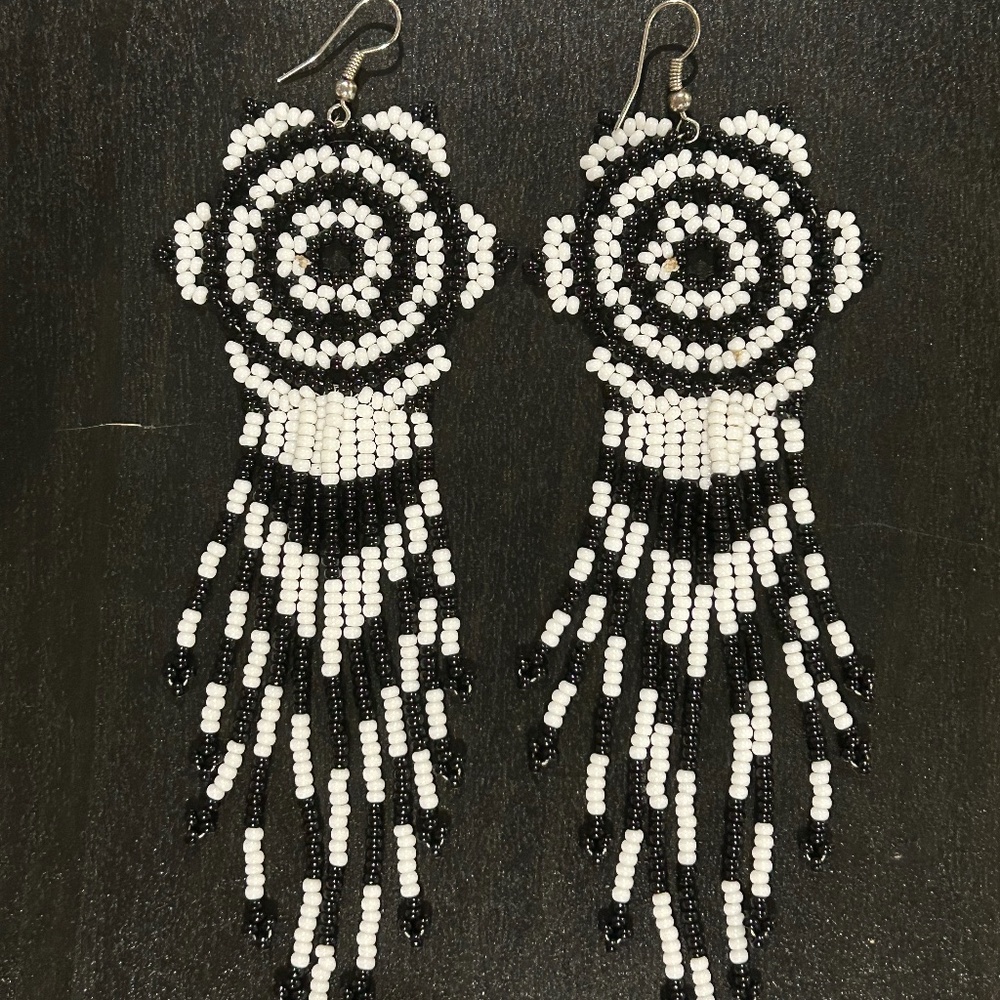 Colombian Handmade Beaded Earrings